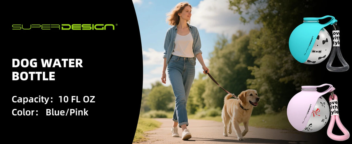 2-in-1 Pet Travel Water Bottle