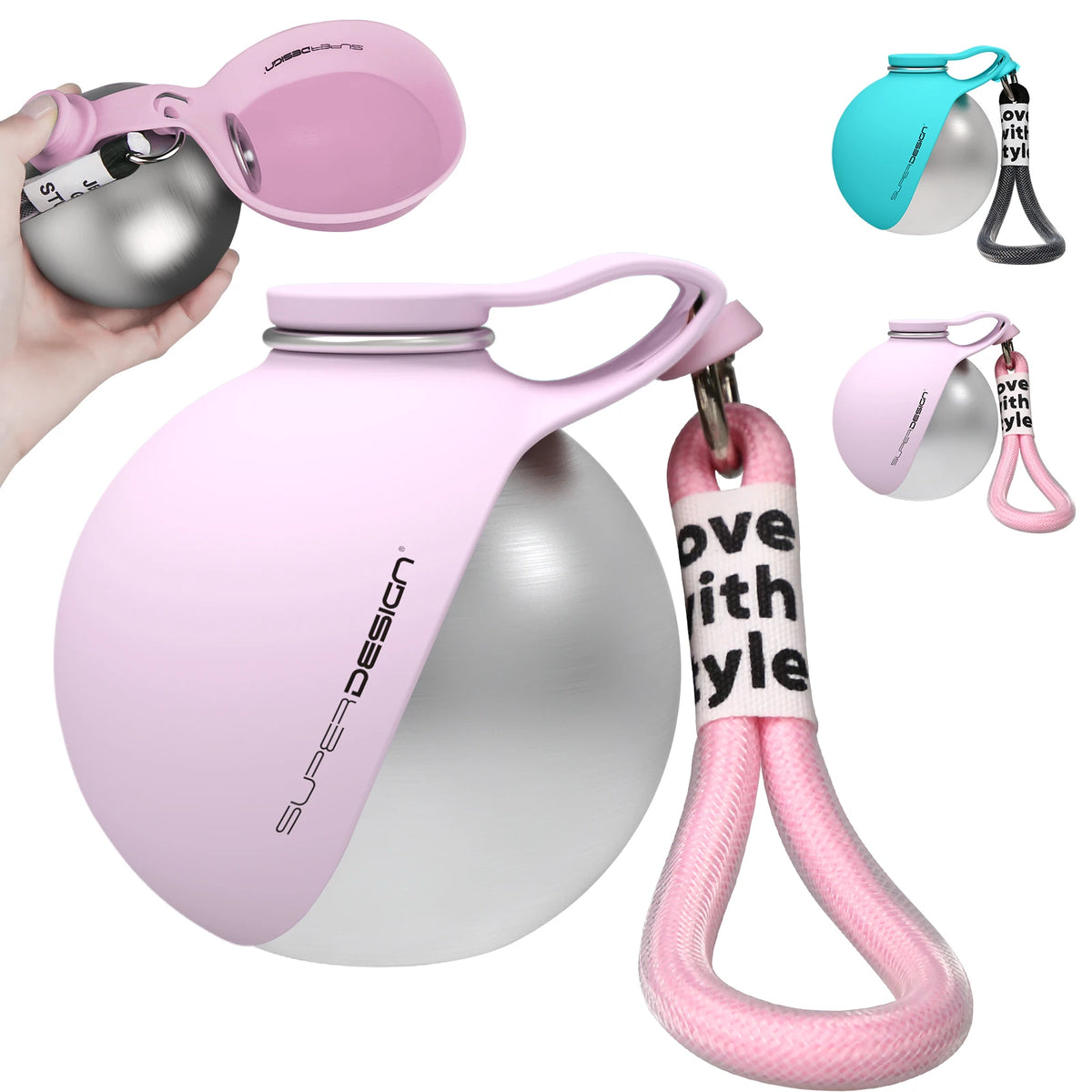 2-in-1 Pet Travel Water Bottle