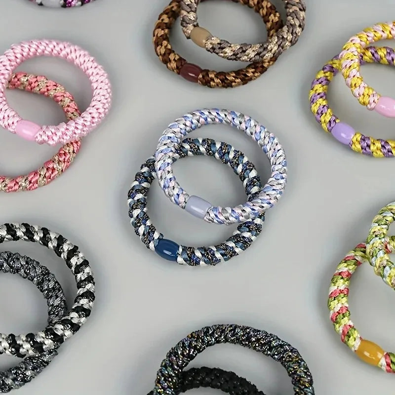 Braided Hair Ties – 15-Piece Travel Set