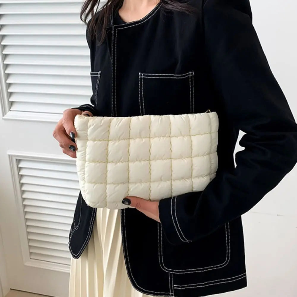 Quilted Travel Makeup Pouch