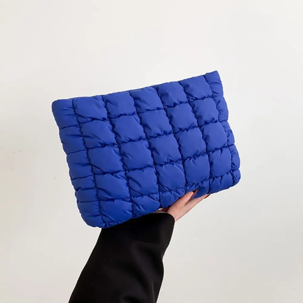 Quilted Travel Makeup Pouch
