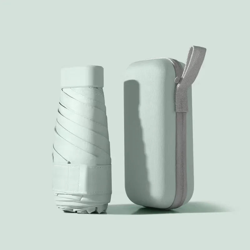 Mini Travel Umbrella with Zip Case