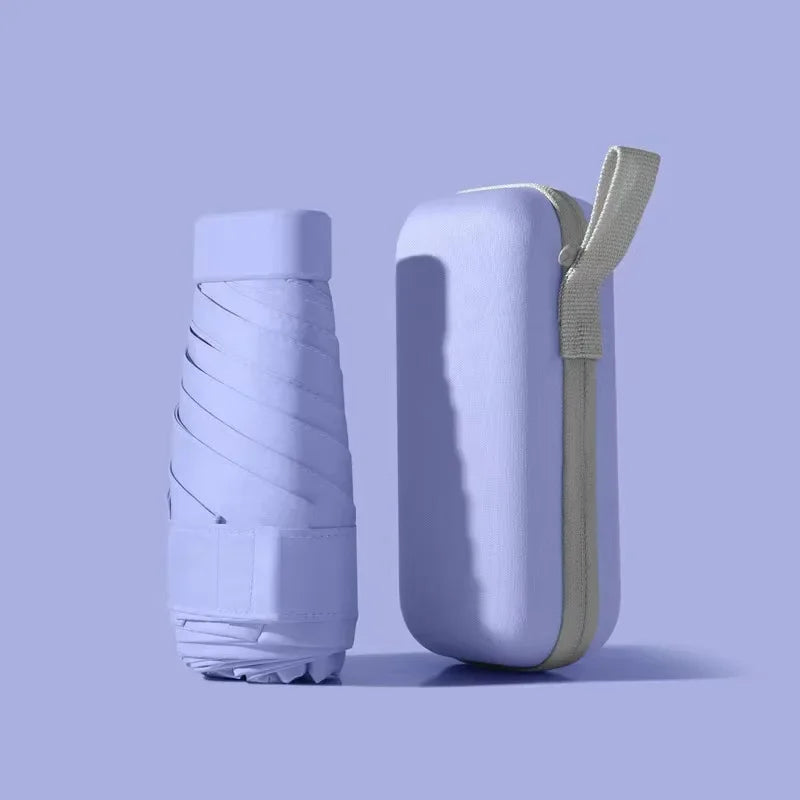 Mini Travel Umbrella with Zip Case