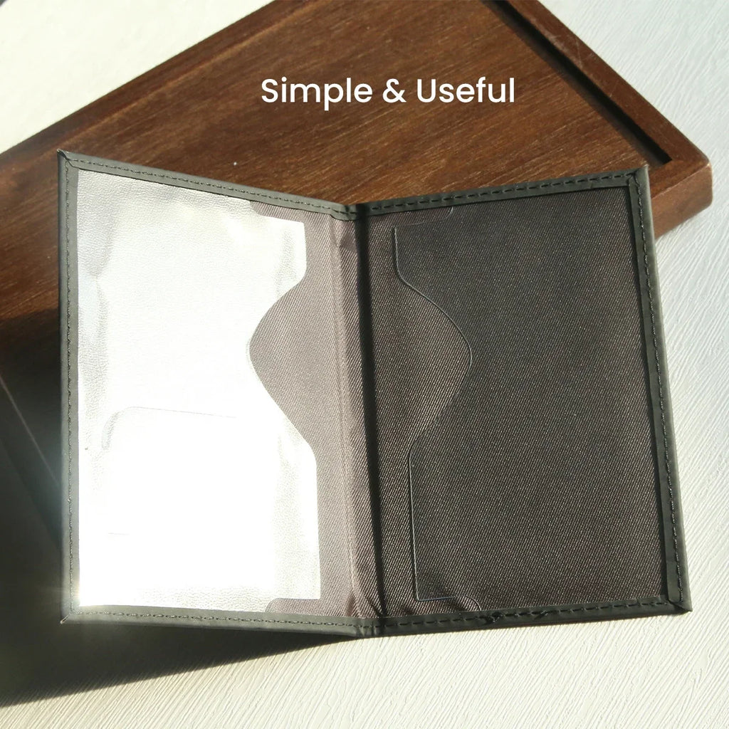 Slim World Map Passport Cover