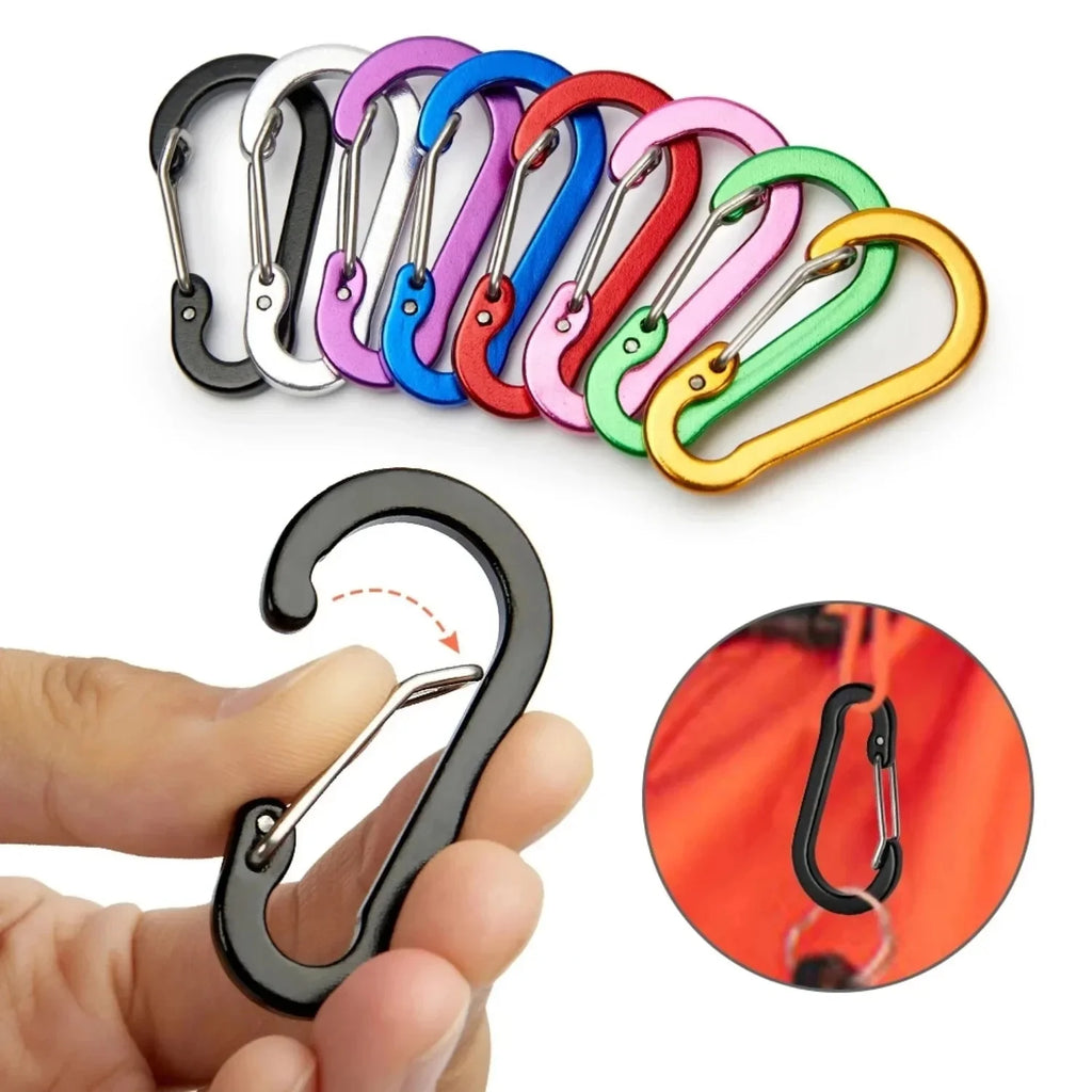 Mini Accessory Carabiners – 12-Piece Set