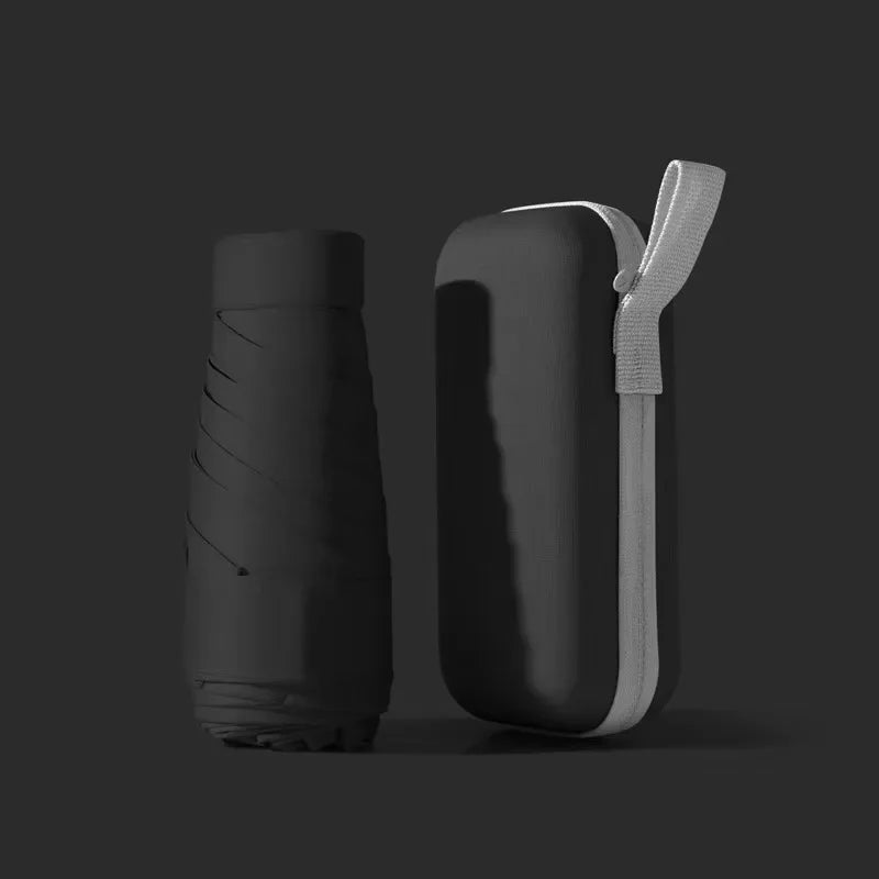 Mini Travel Umbrella with Zip Case