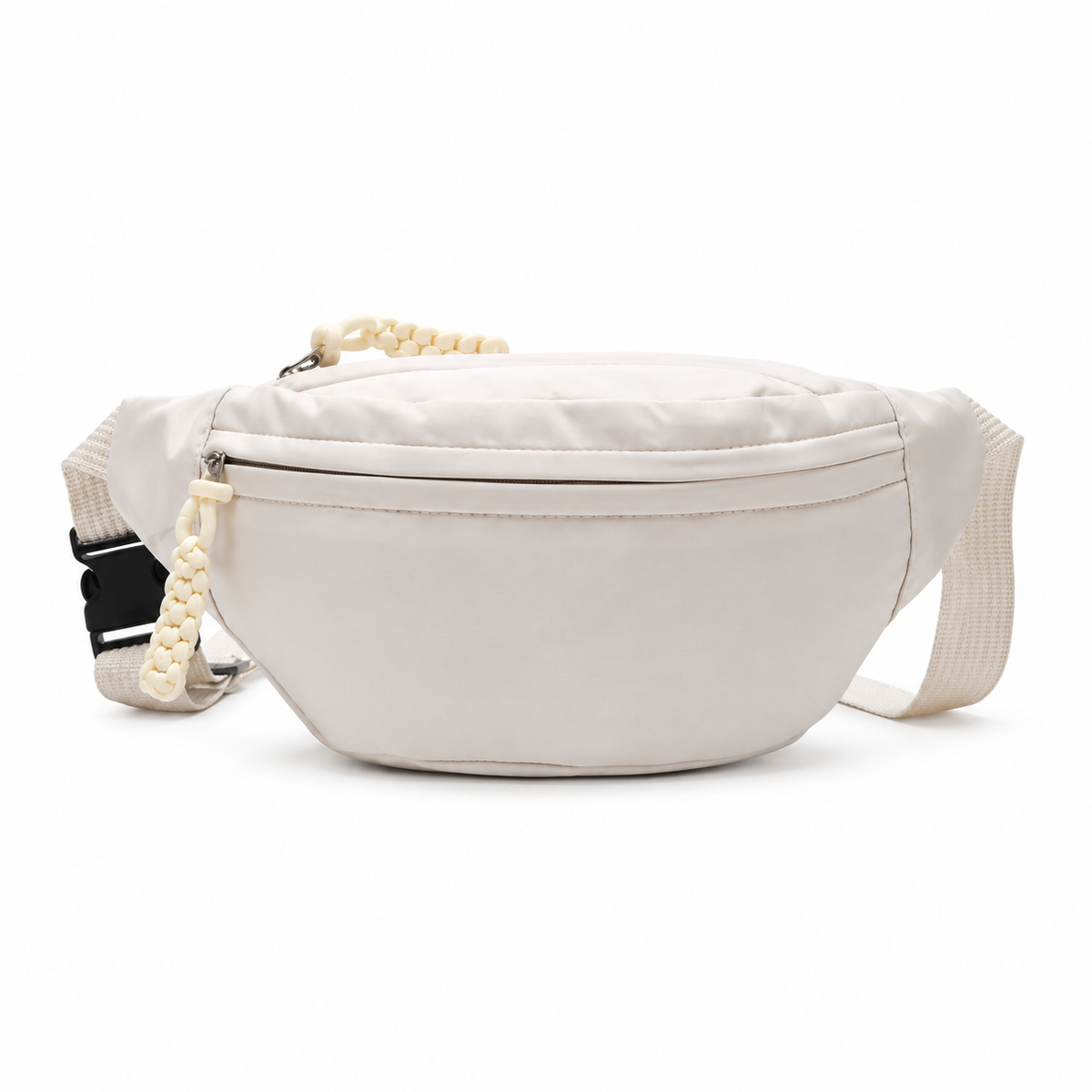 Crescent Nylon Crossbody Bag on a white background